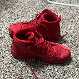 Jordan red suede 12s size 9